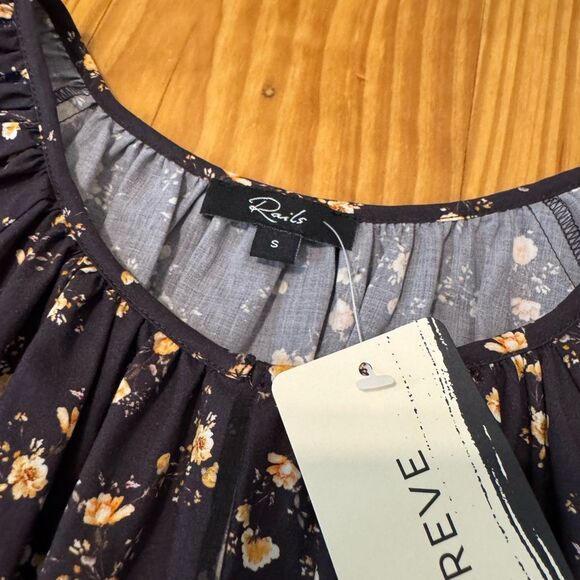 NWT RAILS Sal Romantic Floral Peasant Midi Dress Women’s SIZE SMALL - Picture 7 of 16